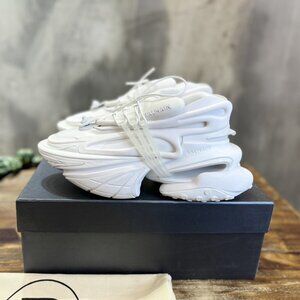 Balmain Unicorn Series Sneakers, White